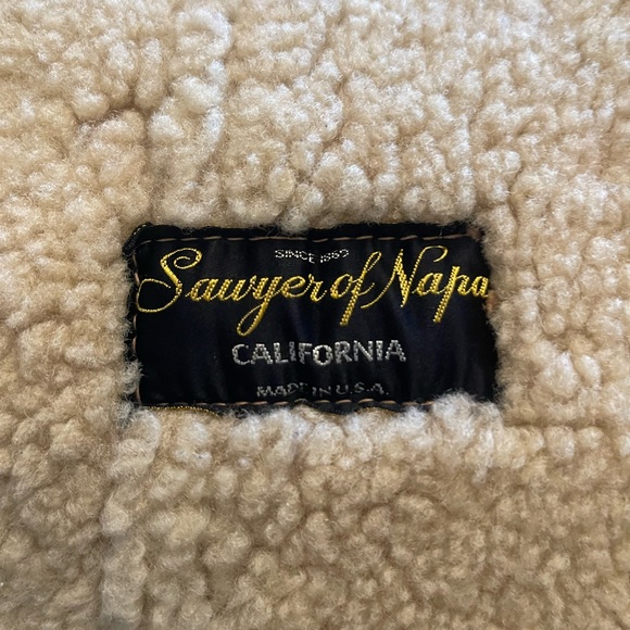 Winter coat real leather with sheep wool inside - Picture 10 of 12